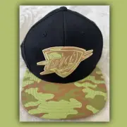 Mitchell & Ness NBA OklahomaCity Thunder OKC Snapback Hat Cap Camouflage Pattern