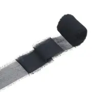 1 Roll Chiffon Ribbon, 1.5 Inch x 5 Yard Silk Ribbon, Black