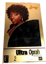 ZURY 100% Human Hair ULTRA OPRAH 3 PC 8" Tangle Free Color 2