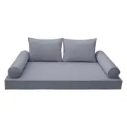 *COVER ONLY*-Style 1 Daybed Mattress Bolster Pillow Covers Piped Trim Twin-AD001