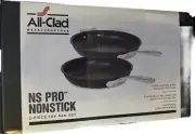 All-Clad NS Pro Nonstick Cookware Set, 10 & 12 inch Fry Pans New