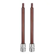 4mm Hex Bit Socket 1/4" Drive Extension Bit Ratchet Wrench Accessories 2 Pcs