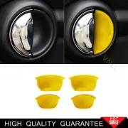 For Mini Cooper Clubman F54 2016-2022 Yellow Suede Inner Door Bowl Cover Trim 4* (for: Mini)