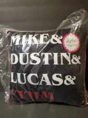 Netflix Stranger Things 14 x 14 Throw Pillow - Mike, Dustin, Lucs & Will