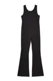Size M (10-12)- Xersion Big Girls Sleeveless Jumpsuit black NWT
