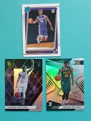 2021/22 PANINI DONRUSS DAVION MITCHELL 3 CARD LOT SACRAMENTO KINGS