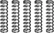 uxcell 5Pcs Compression Spring, 5mm OD, 0.8mm Wire Size, 20mm Free Length, Spring Steel Construction Extended Mechanical Compression Springs for Shop and Home Repairs, Silver Tone