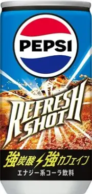 Pepsi Refresh Shot Cola 200ml Can x 30 Strongly Carbonated Caffeine Drink Japan