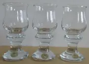 3 Kastrup Holmegaard Sherry Cordial Schnapps Crystal Glass Denmark Vintage