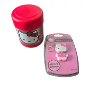 Hello Kitty USB Flash Drive Keychain 4GB Memory & Thermos Sanrio