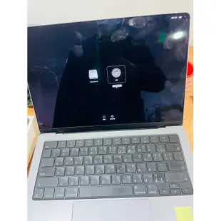 蘋果原廠 14吋MacBook Pro m1 高規版 32G/1T 沒有軟體 重灌失敗當瑕疵機賣 A2442