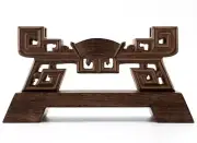 Heavy Wenge Wood Sword Knife Blade Dagger Cane Gun Holder Stand Display Rack