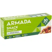 Armada Resealable Snack Bags 50 pack