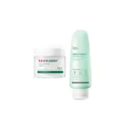 Dr.G - R.E.D Blemish Clear Soothing Cream - 70ML - 70ml - White (1ea) + Brightening Peeling Gel (New) - 120g (1ea) set