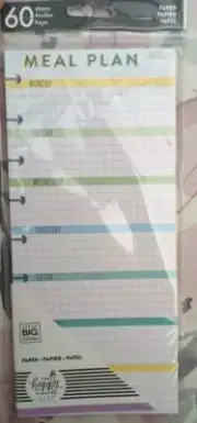 The Happy Planner Mini Weekly Plans Half 60 Sheets, 3" x 7"