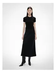 [Witchery] Hybrid Short Sleeve Dress in Black