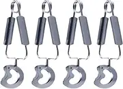 EUIOOVM 4X Seafood Fork and Snail Pliers Set Enjoy Snails with Ease Iron Snail Pliers Made of Stainless Steel Empty Snail Shell