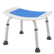 NNEOBA Elderly Medical Bath Tub Aid Seat Without Back Chair Height Adjustable Non Slip Seat Disabled Elderly Pregnancy stool for shower