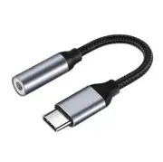2pcs Type-C adapter digital audio adapter cable type-C to 3.5mm earphone port