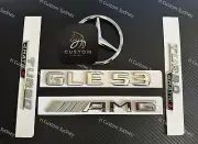 Chrome OEM GLE53 Badges Pack For Mercedes GLE53 V167 SUV Shape 2022-2025 Model