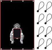 Baseball Target Trainer, Softball Hitting Aid, Multi-Sport Training Net, Heavy-Duty PVC Frame, 4x6 Ft Practice Tool, Ideal for Backyard Pe Class Fielding Drills, Red
