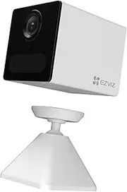 EZVIZ Wireless Security Camera, 1080P HD Indoor WiFi Battery Home IP Camera, Baby and Pet Monitor, PIR Detection, Night Vision, 2-Way Talk, Easy Install, 521G SD and Cloud Storage, Alexa, CB2 White