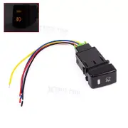 Factory Style 4-Pole Fog Light Use Push Button Switch w/LED Light For Isuzu MU-X