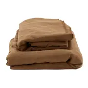 [Sleeping Giant] Como Linen Occasional Chair Cover Cocoa - 1 Seater