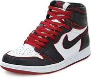 [Nike] Air Jordan 1 Retro High Og, Men's Sneakers, Black Gym Red White, 12.5 UK