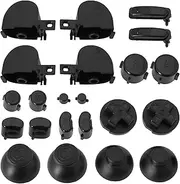 SG Store 2 Sets Controller Buttons Game Console Controller Plastic Button Replacement Compatible with Nintendo Gamecube NGC(Black)