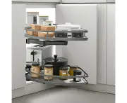 HIGOLD Diamond PRO Swing Out Kitchen Corner Storage - Fits 900mm Blind Corner - Left Opening