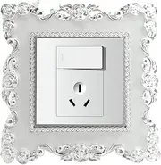 Outlet Stickers - Vintage Wall Guard Surround Stickers,Decorative Light Socket Cover Plate, Electrical Outlet Cover, Outlet Protector for Home Wall Decoration