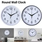 20cm Wall Clock Quartz Round Wall Clock Home Office Decor Battery Operated AU OZ