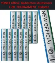 YONEX Offical Badminton Shuttlecock F-80 TOURNAMENT 10dozen