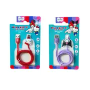 Hello Kitty and Friends USB-A to USB-C Charging Cable - Assorted