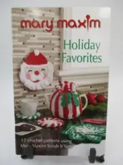 Mary Maxim Holiday Favorites 12 Crochet Patterns Using Scrub It Yarn Pot Scrubbr