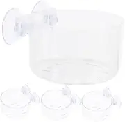 VERDANVERSE 4pcs Aquarium Plant Holder Suction Cup Planter for Hydroponics Fish Tank Decorative Aquatic Planter Multipurpose Container for Plants Pets Durable Safe Design for Home Decor