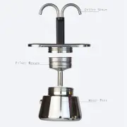 100ML Italian DIY 2 Cup Mocha Coffee Pot For Travel