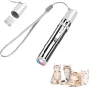 USB Rechargeable Mini Torch Red Beam UV Light 3 in 1 Cat Laser Pointer Pen Toy