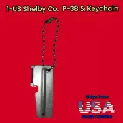 1-Shelby USA P-38 Can Opener & Chain Army Tool Military Camping Hiking Survival