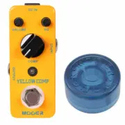 New Mooer Yellow Comp Optical Compressor Micro Guitar Effect Pedal +Mooer Topper