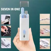 7 in 1 Electronics Keyboard Cleaning Brush Tools Cleaner Keycap Puller Kit Blue
