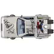 Michael J. Fox Christopher Lloyd Signed Back to the Future 1:24 scale DeLorean