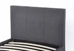 PAULA Dark Grey Single Bed