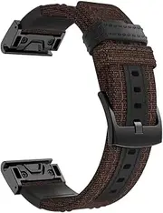 [ISOUDE] 26 22MM Nylon Quick Release Watchband Strap For Garmin Fenix 7X 7 6 6X Pro 5 5X Plus 3 HR Watch Easyfit Wrist Band Bracelet