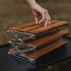 Outdoor Camping Rack Portable Folding Table Easy Carry Foldable Picnic Camping