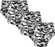Baby Boys Potty Training Must Haves Pants Absorb Water Overnight Potty Training Underwear Pants Shorts Underwear for Kids 3T Military Camouflage Army Black White Hunting