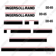 Fits Ingersoll-Rand DD-65 Decal Kit Compactor - 7 YEAR OUTDOOR 3M VINYL!
