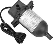 Hyuduo 1000W Water Tank Preheater Generator Heater 1/2in Inlet Outlet Compact Design Constant Temperature Control Plastic Steel for Gas Engines Construction Equipment Trucks Ships