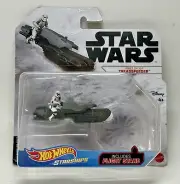 Hot Wheels Star Wars First Order Treadspeeder Die-Cast Vehicle With Flight Stand